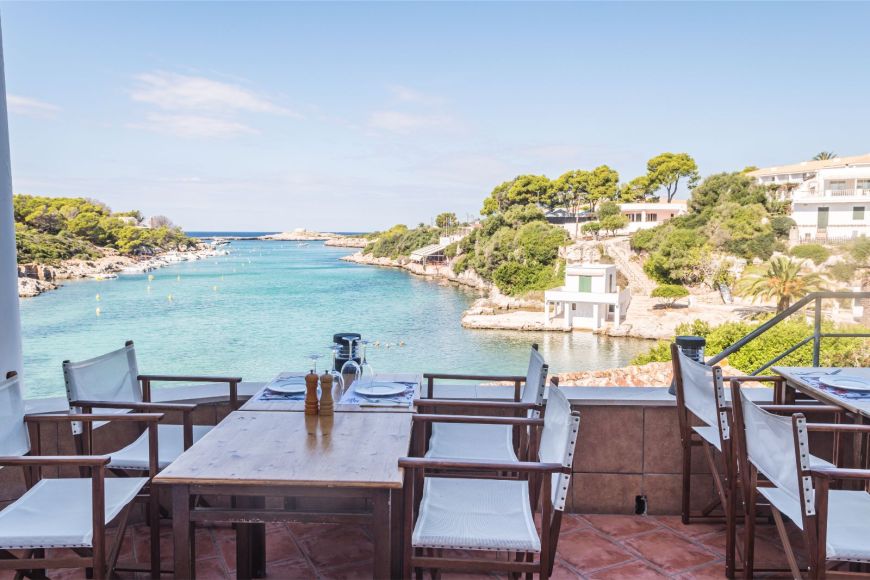 Desayuno con vistas al mar